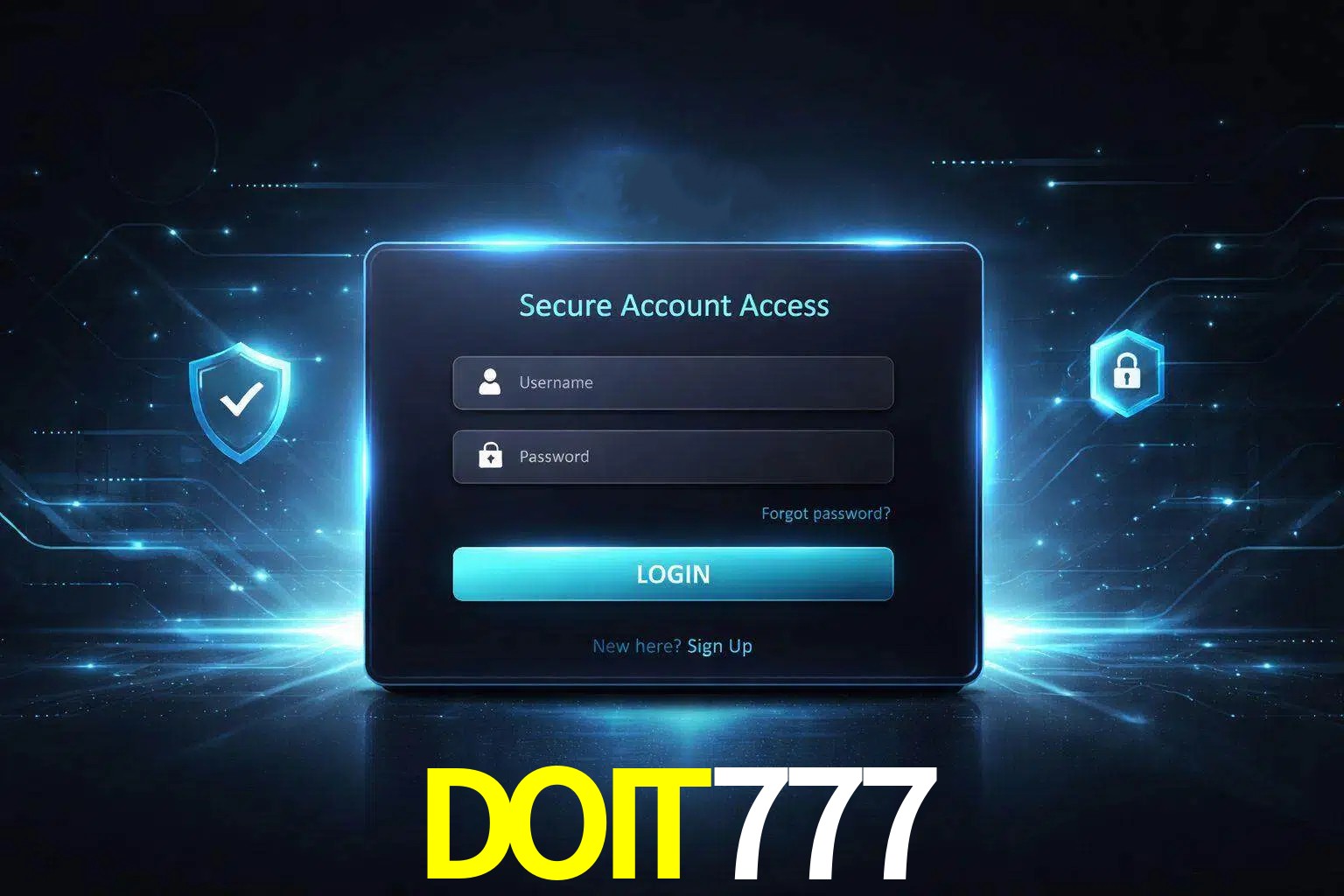 Pantalla de inicio de sesión de cuenta DOIT777 para usuarios en México